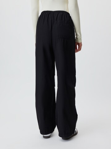 LeGer by Lena Gercke Loose fit Trousers 'Lia Tall' in Black