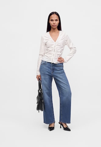 Vero Moda Petite - Pierna ancha Vaquero 'VMTESSA' en azul