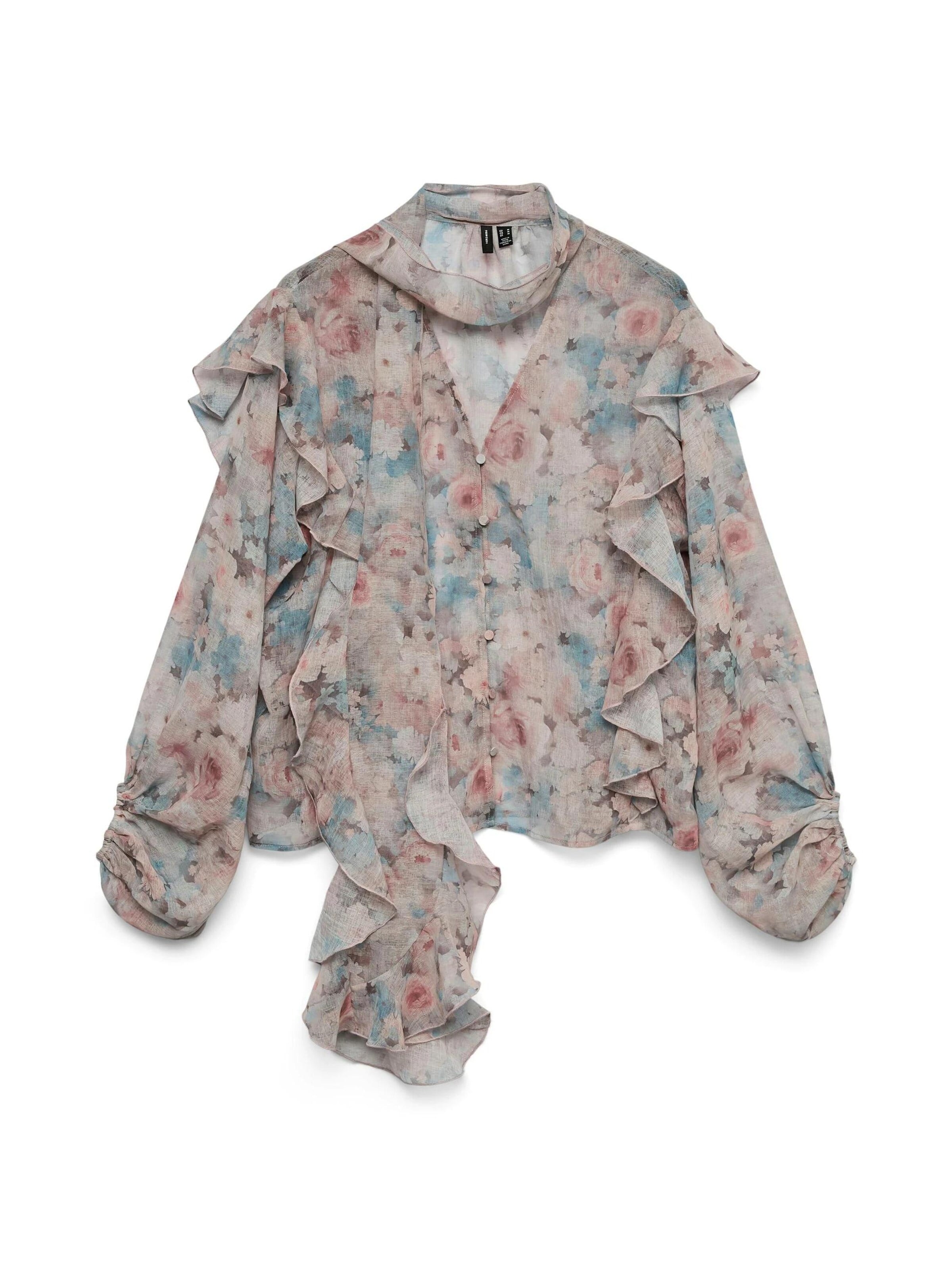 VERO MODA T-shirt en L en beige foncé, Vue avec produit