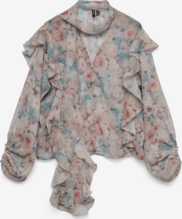 T-shirt VERO MODA en beige : devant