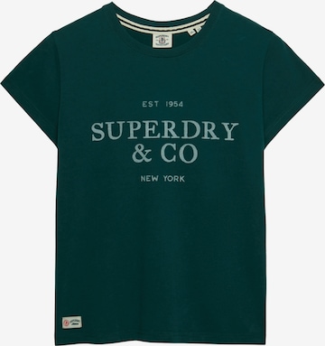 T-shirt Superdry & Co en vert : devant