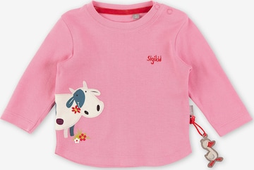 SIGIKID Shirt 'MY LITTLE FRIEND' in Pink: front