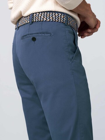 MEYER Slimfit Chino 'Tokyo' in Blauw