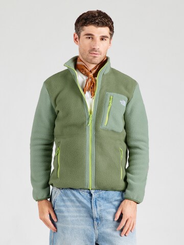 THE NORTH FACE Funkčná flisová bunda 'Yumiori' - Zelená: predná strana