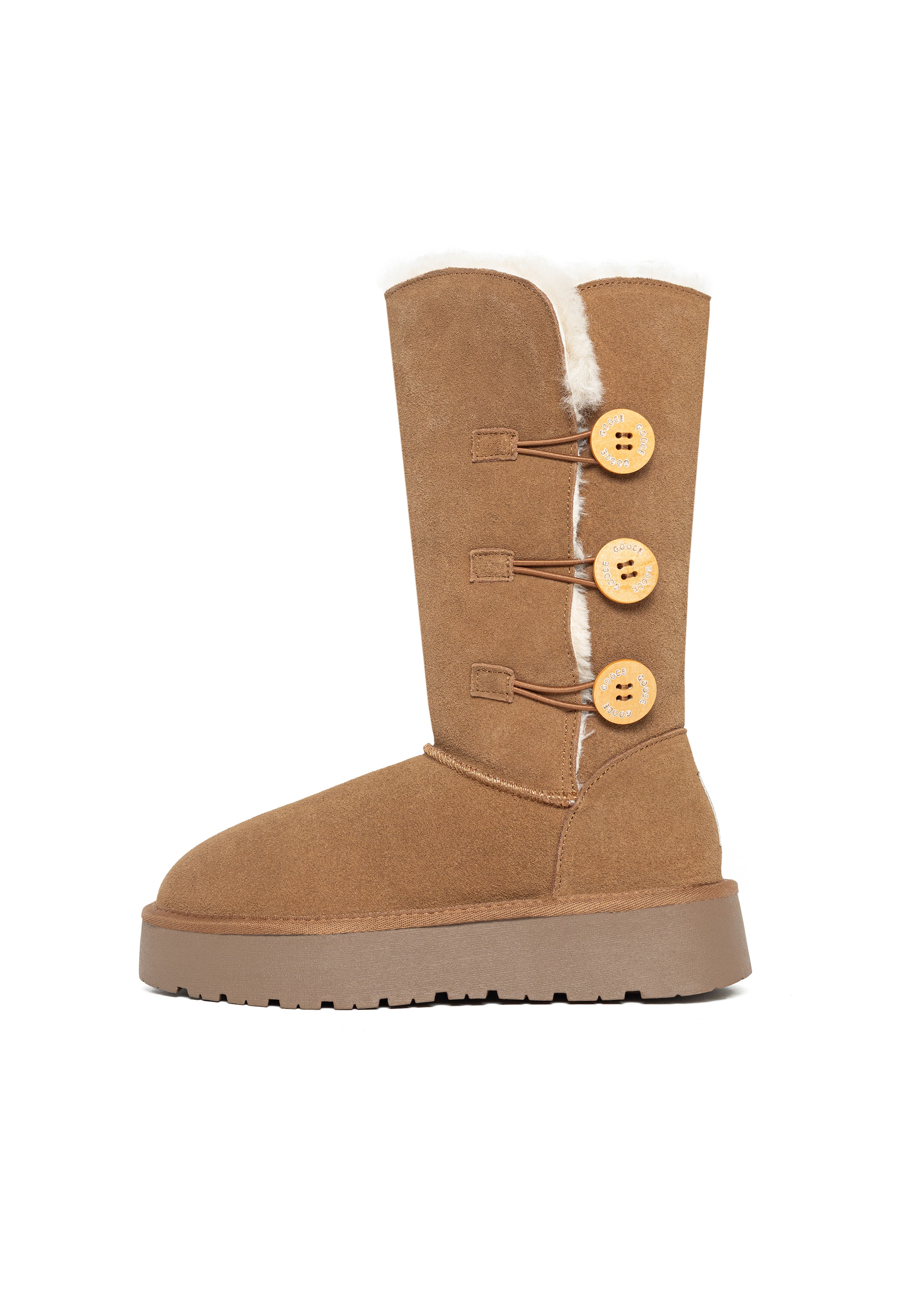 Gooce Апрески 'CORNICE' в кафяво: отпред