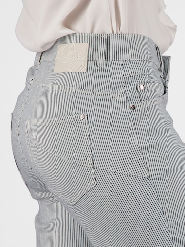 Gardeur Slim fit Trousers 'ZURI126' in Grey