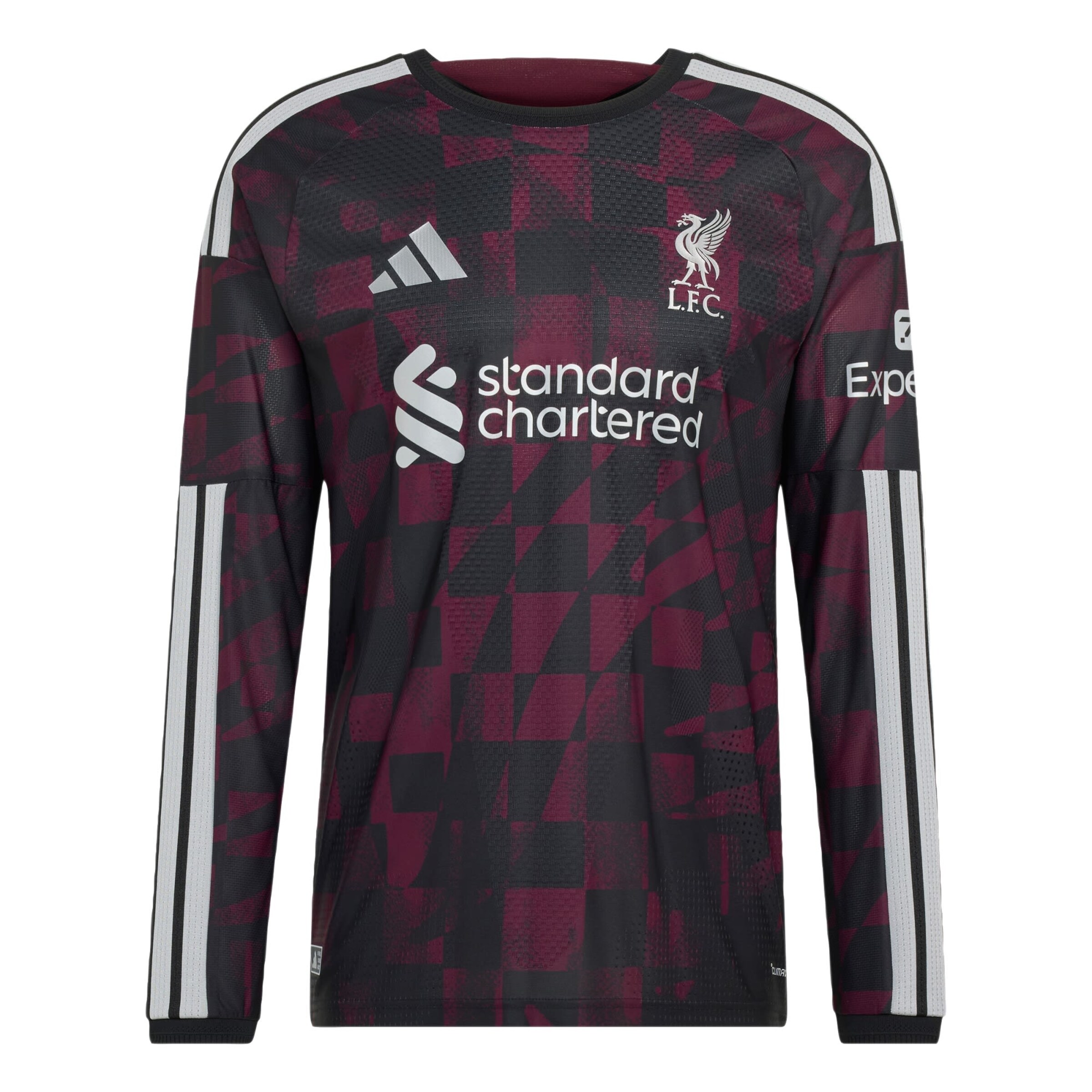 Maglia funzionale 'Liverpool FC 26/27 Authentic' in XXS-XS ADIDAS PERFORMANCE di colore rosso vino / nero / offwhite, Visualizzazione prodotti