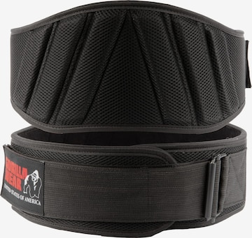 Cintura sportiva di Gorilla Wear in nero: frontale