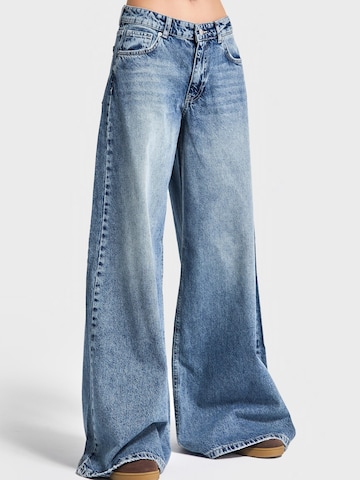 IT'S BASIC Wide leg Jeans 'Palazzo' in Blue