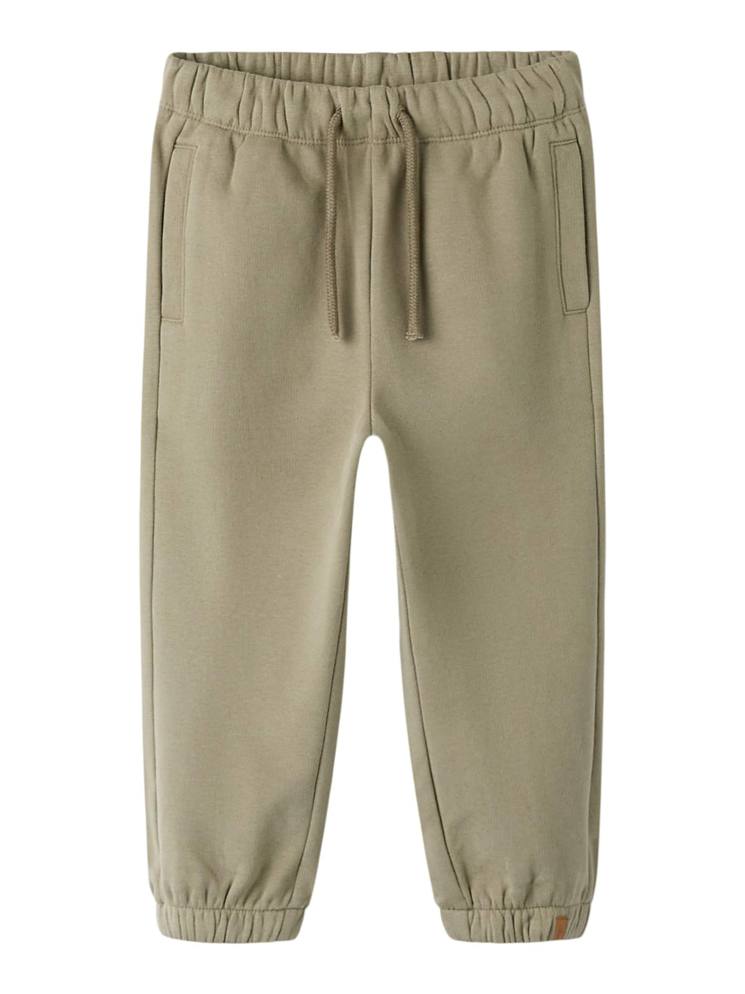 NAME IT - Tapered Pantalón en verde: frente