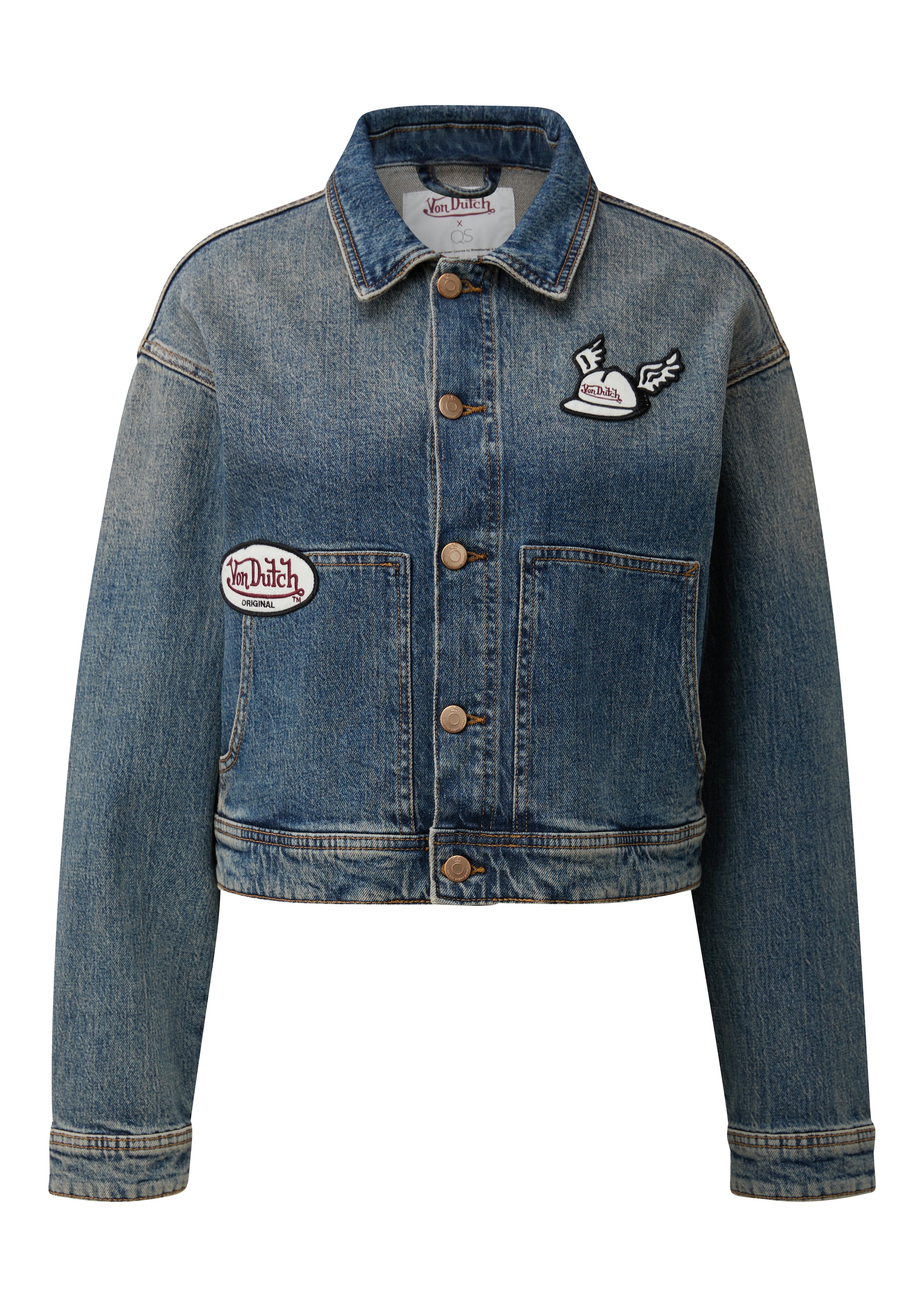 QS Tussenjas in Blauw: voorkant