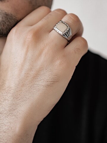 Hey Happiness Ring 'Signet' in Silver