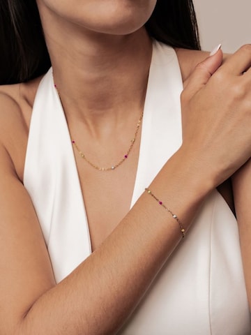 Hey Happiness - Conjunto de joyería en oro: frente