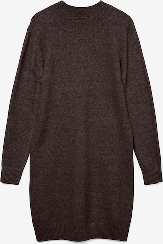 Vero Moda Curve Gebreide jurk 'VMCBoom' in Bruin: voorkant