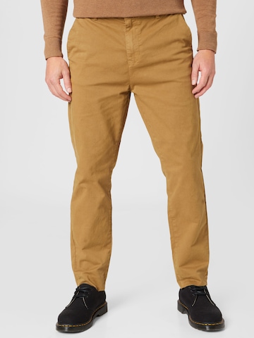 Regular Pantalon chino 'KENT' Only & Sons en beige : devant