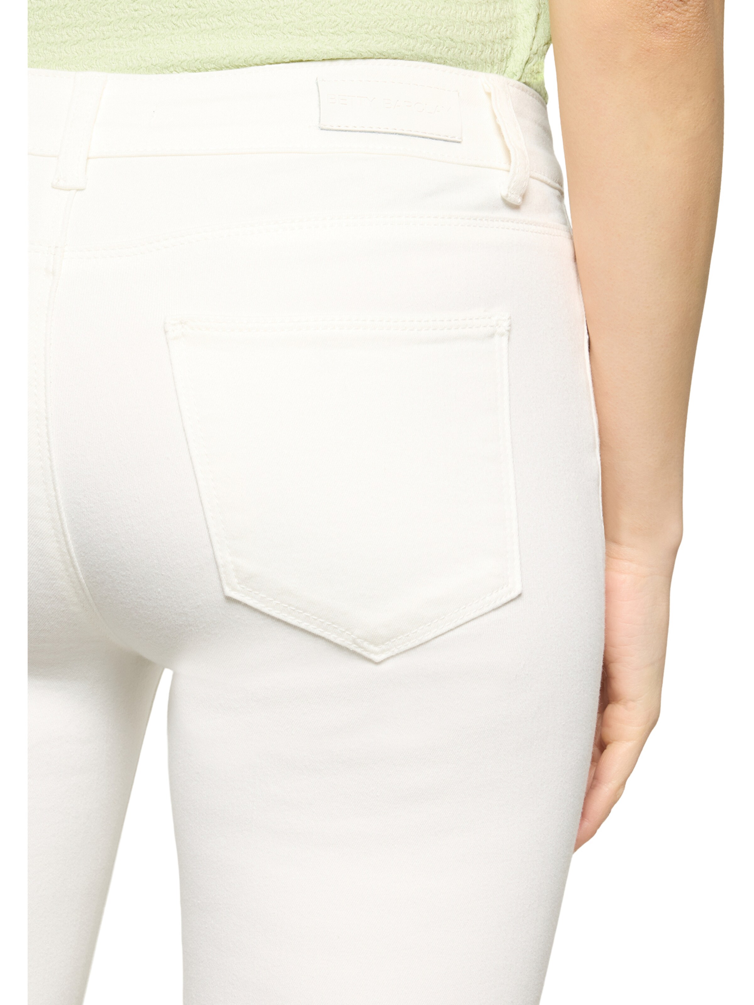 Coupe slim Jean Betty Barclay en blanc