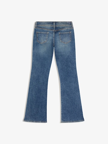 Bershka Flared Farmer - kék