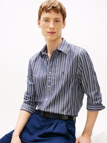TOMMY HILFIGER Regular fit Overhemd in Blauw