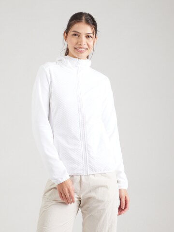 CMP Athletic fleece jacket in White: front