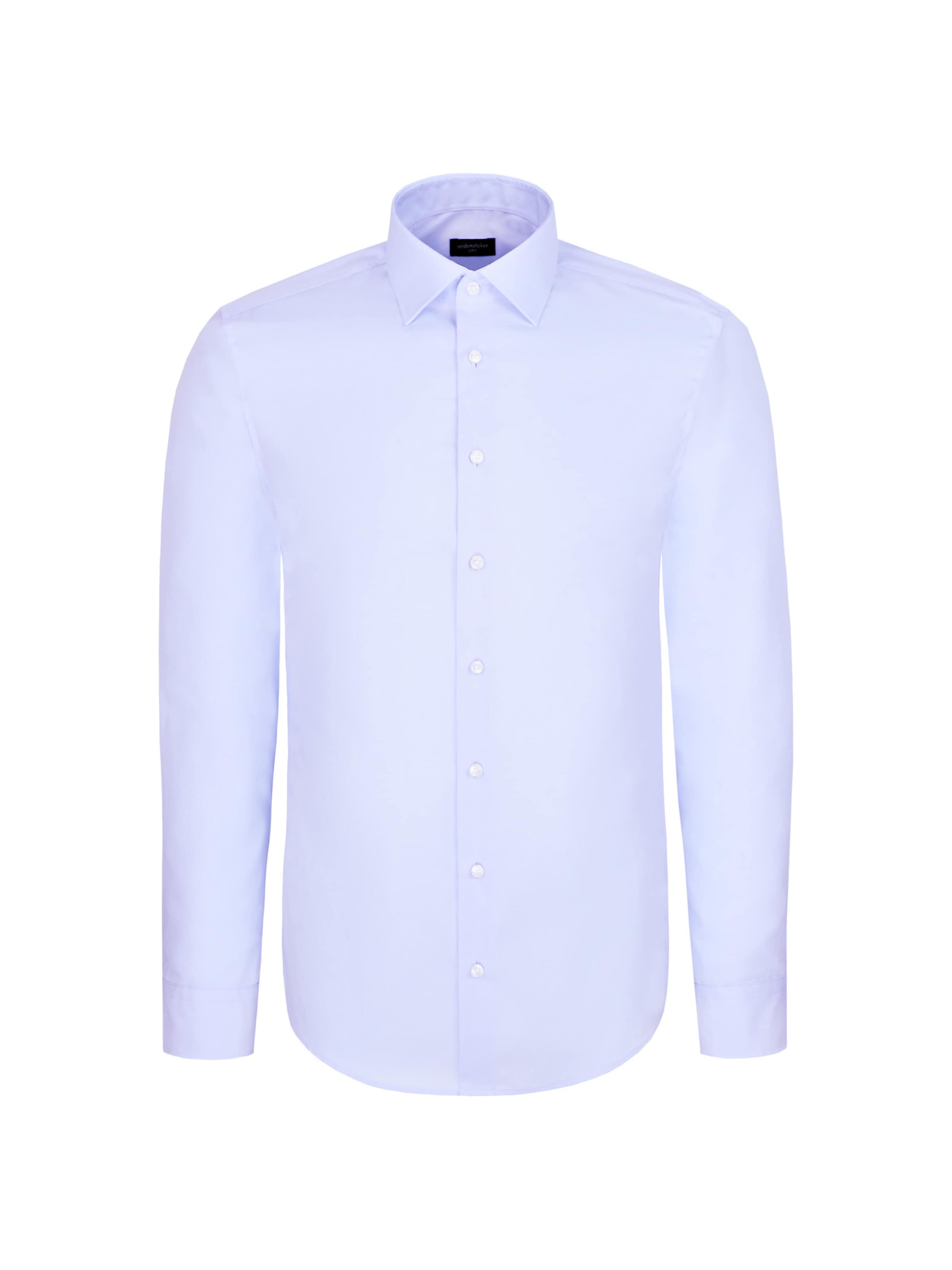 Coupe slim Chemise business SEIDENSTICKER en bleu : devant