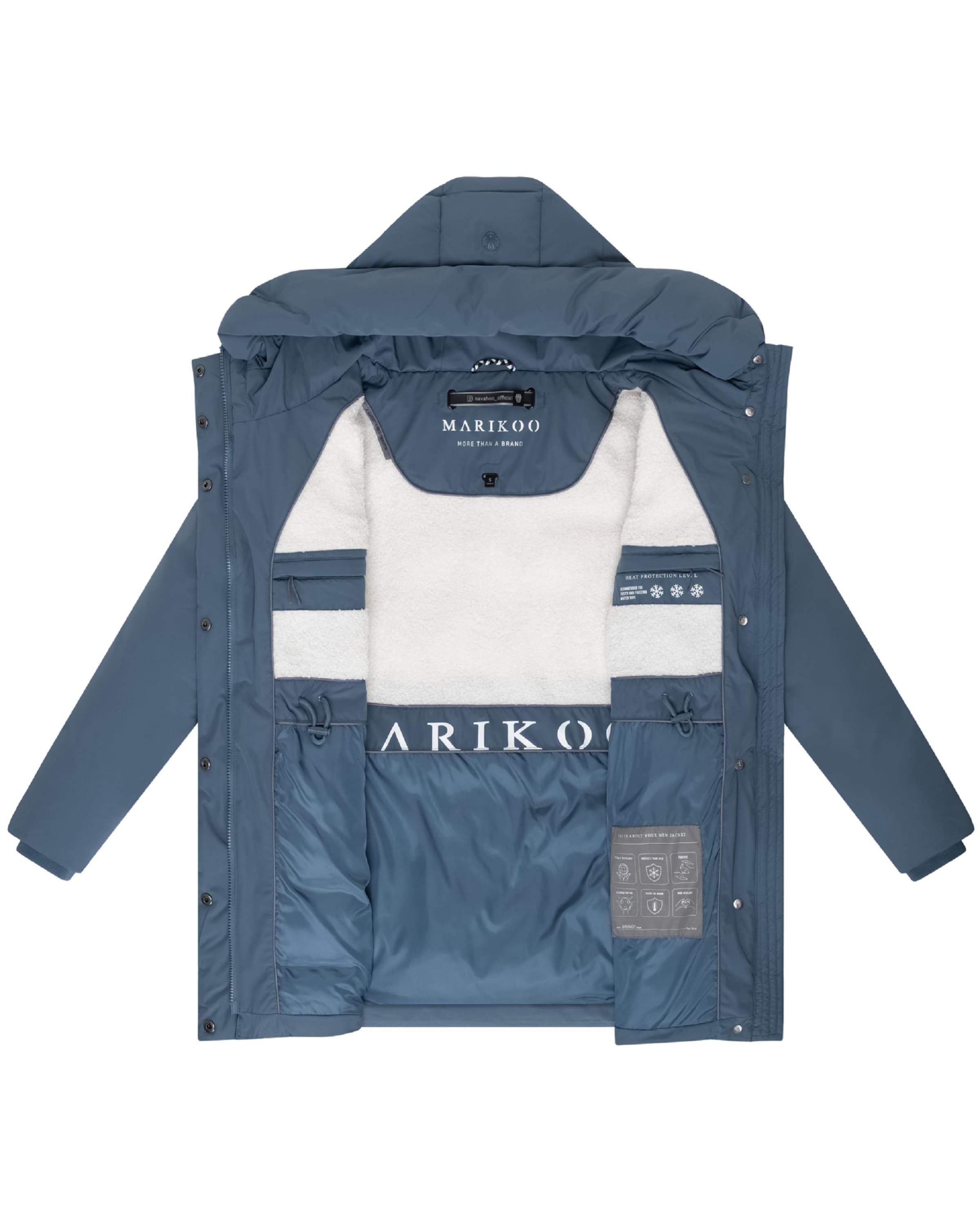 MARIKOO Χειμερινό παλτό 'Delilah 16' σε μπλε