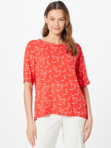 Camicia da donna 'MARRAKECH' di ICHI in rosso: frontale