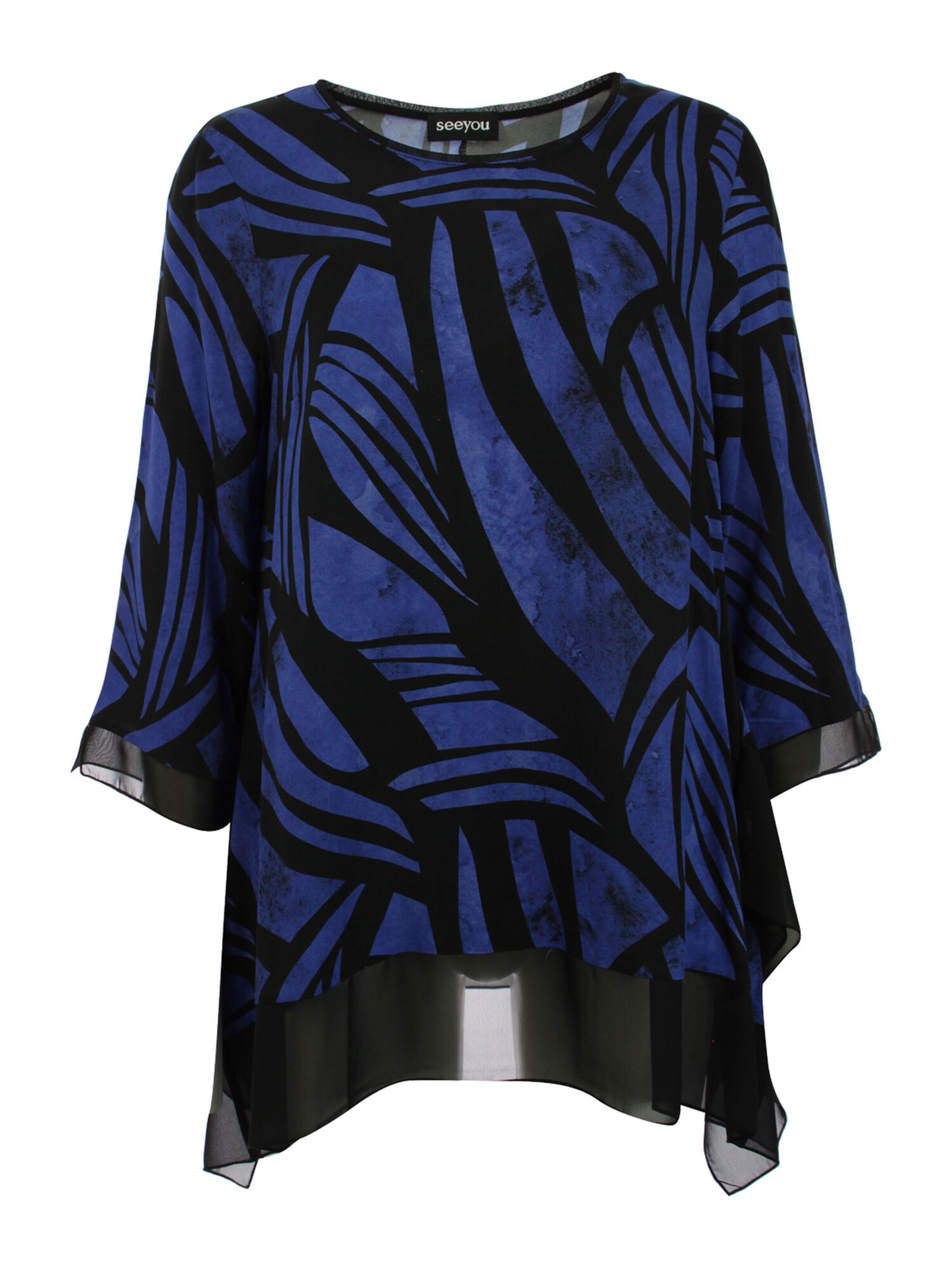 SEEYOU BY BIGGI M. Blouse in Blue: front