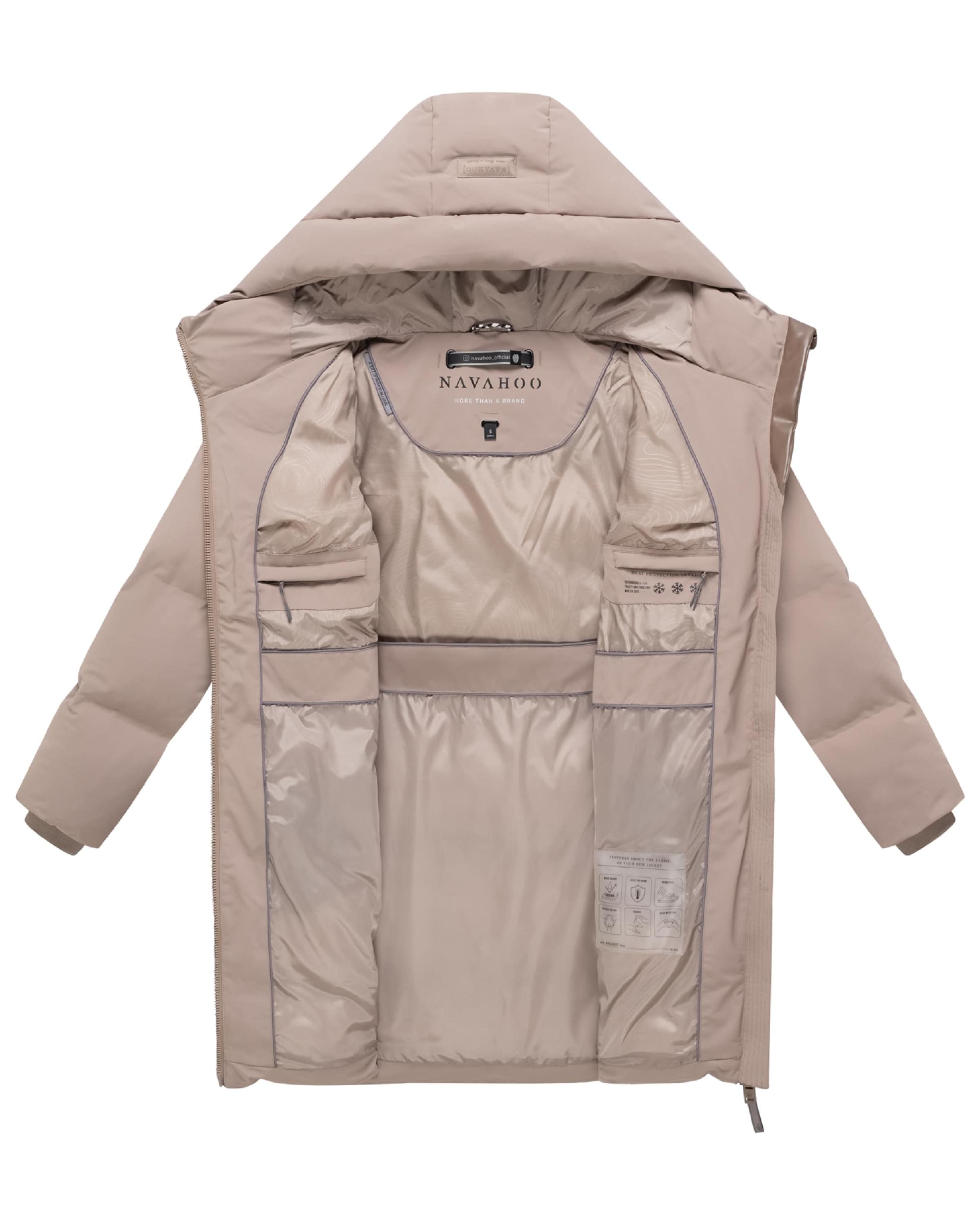 Cappotto funzionale 'Wolkenwichtel 14' di NAVAHOO in beige