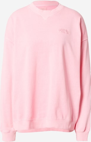 BILLABONG Sweatshirt 'RIDE IN' in Pink: predná strana