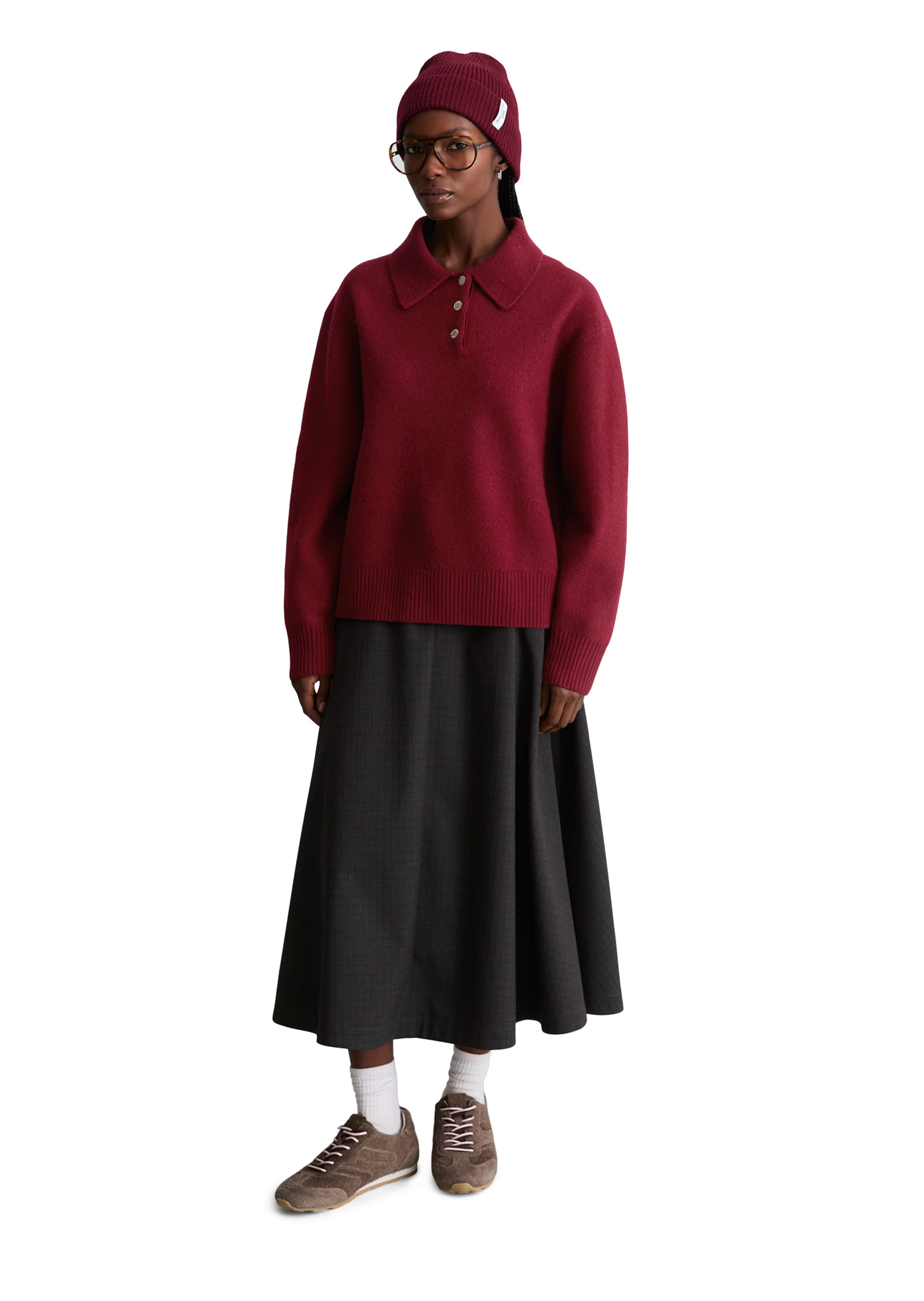 Marc O'Polo DENIM Pullover in Rot: Vorderseite
