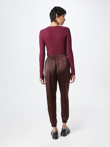 ABOUT YOU Tapered Pants 'Ramona' in Brown