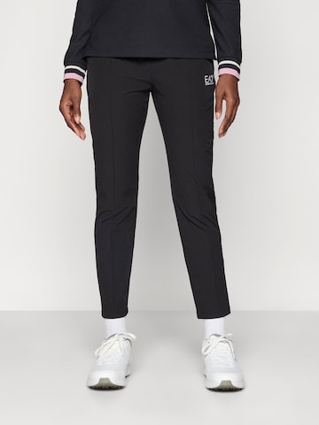 EA7 Emporio Armani Slimfit Byxa i svart: framsida