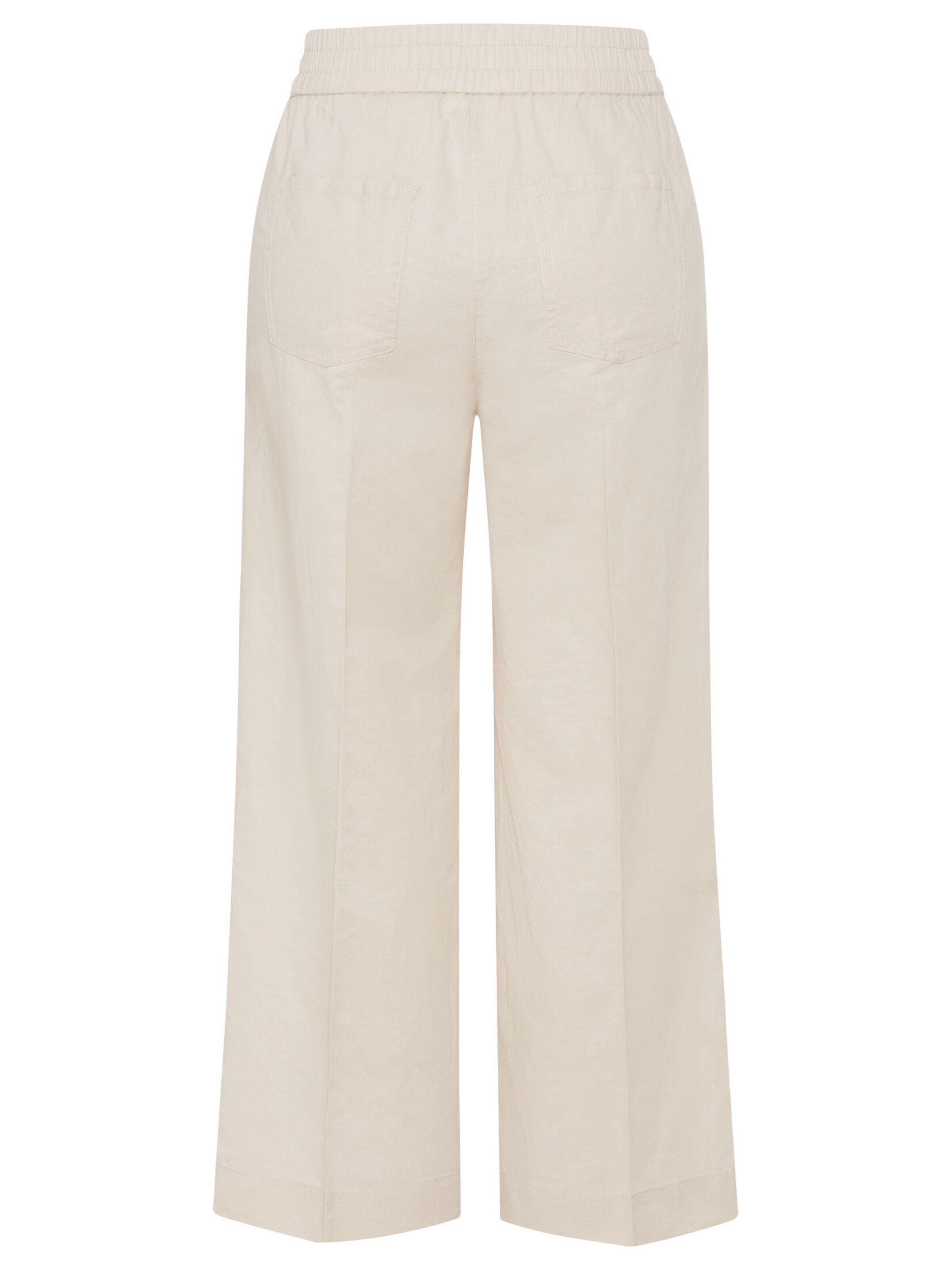 Olsen Wide leg Broek in Beige