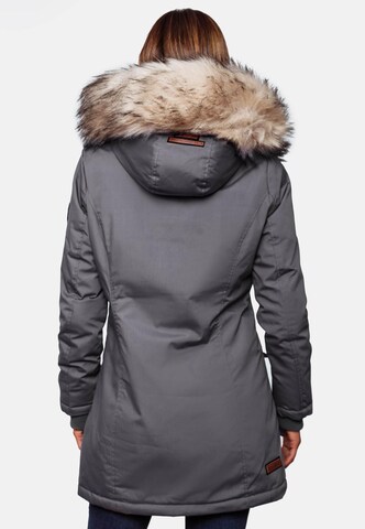 NAVAHOO Winter Coat 'Cristal' in Grey