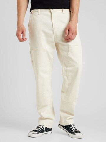 HOLLISTER Lużny krój Jeansy w kolorze beżowy: przód
