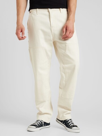 HOLLISTER Loosefit Jeans in Beige: predná strana