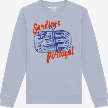 Sweat-shirt 'Sa' Watapparel en bleu : devant