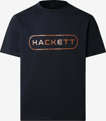T-Shirt 'Essential' Hackett London en bleu : devant
