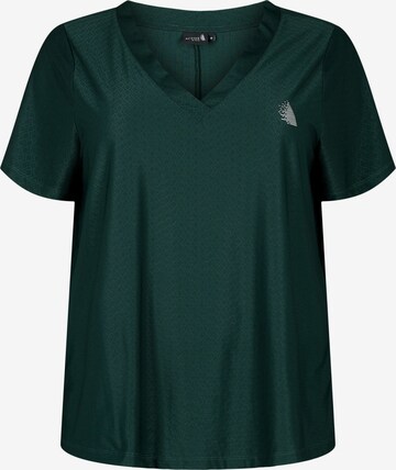 T-shirt 'Anaomi' Active by Zizzi en vert : devant