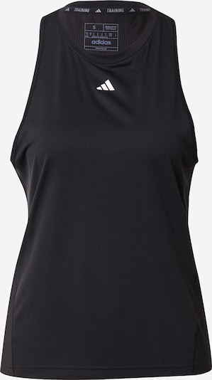 ADIDAS PERFORMANCE Αθλητικό τοπ 'Designed For Training' σε μαύρο / λευκό, Άποψη προϊόντος