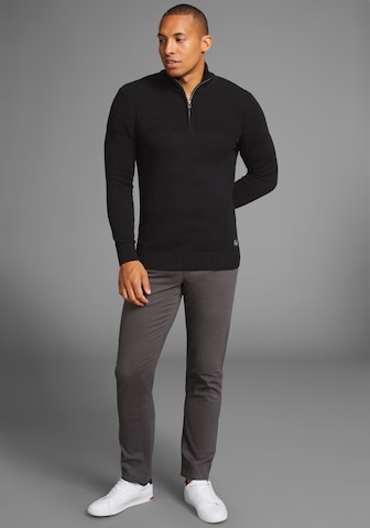 Bruno Banani LM Pullover in Schwarz
