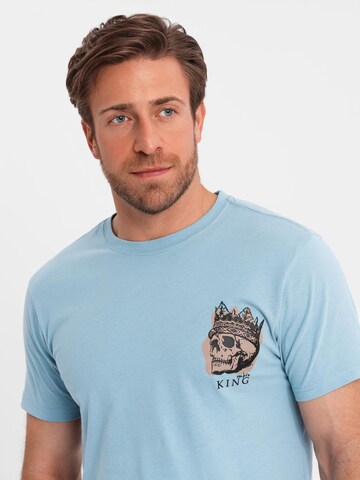 Ombre Shirt in Blauw