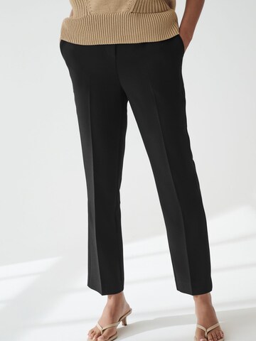 Next Regular Trousers in Black: front