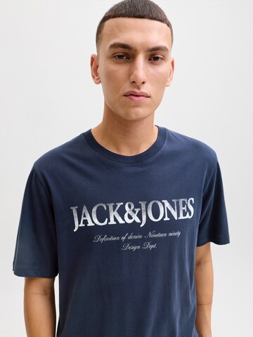 JACK & JONES Bluser & t-shirts 'JJDEVIN DAYTONA' i blå