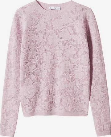 MANGO Pullover 'Flori' in Lila: predná strana