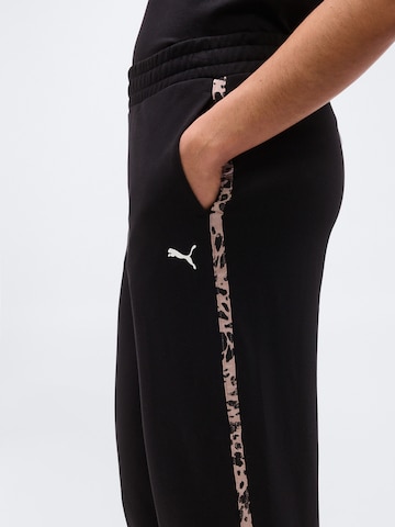 PUMA Tapered Παντελόνι φόρμας 'Essentials' σε μαύρο