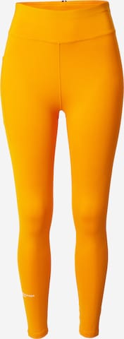 TOMMY HILFIGER Skinny Workout Pants 'ESSENTIAL' in Orange: front