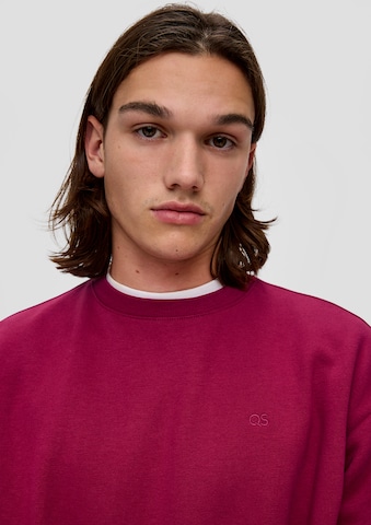 QS Sweatshirt in Rot