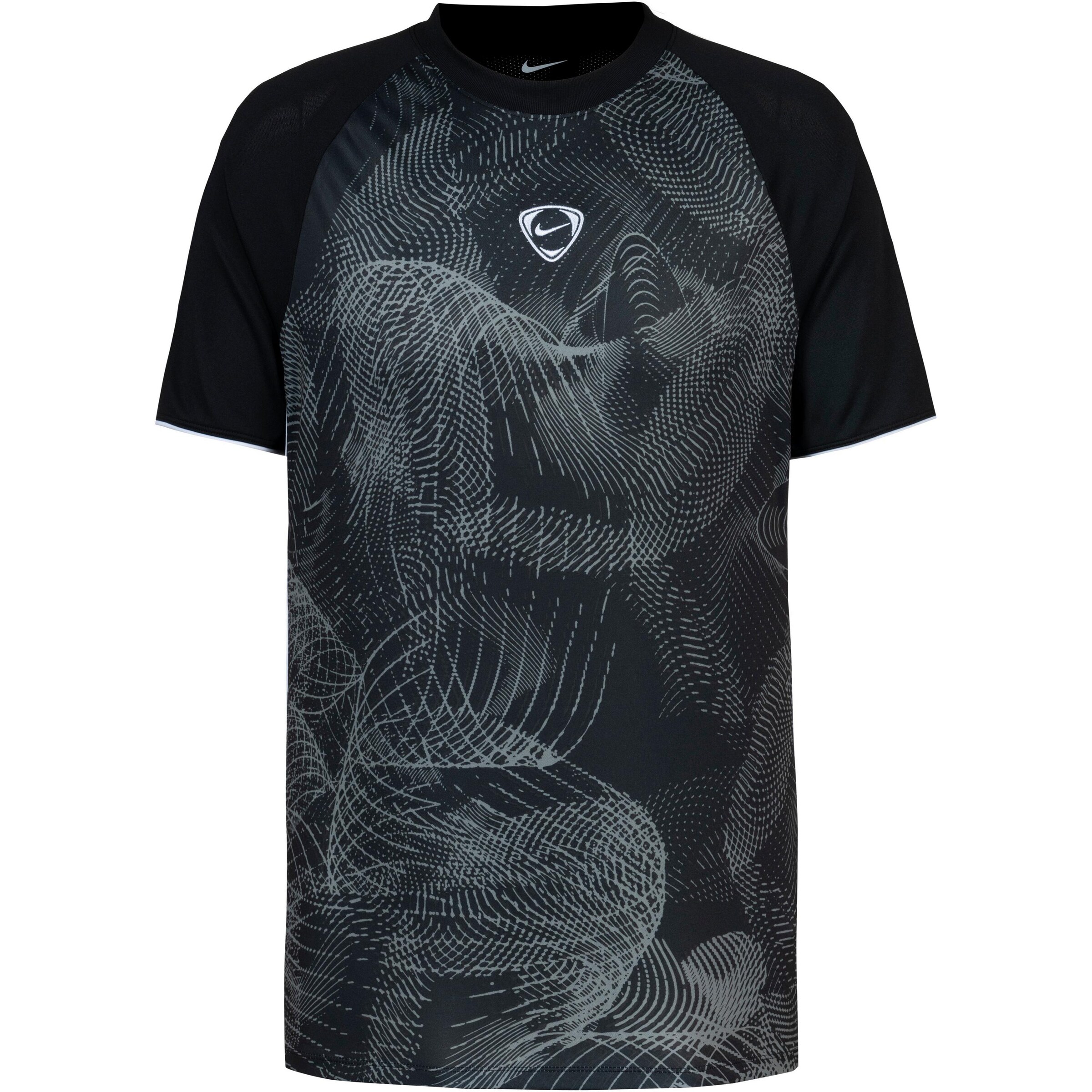 NIKE Funktionsshirt 'Academy+' in Schwarz: Vorderseite