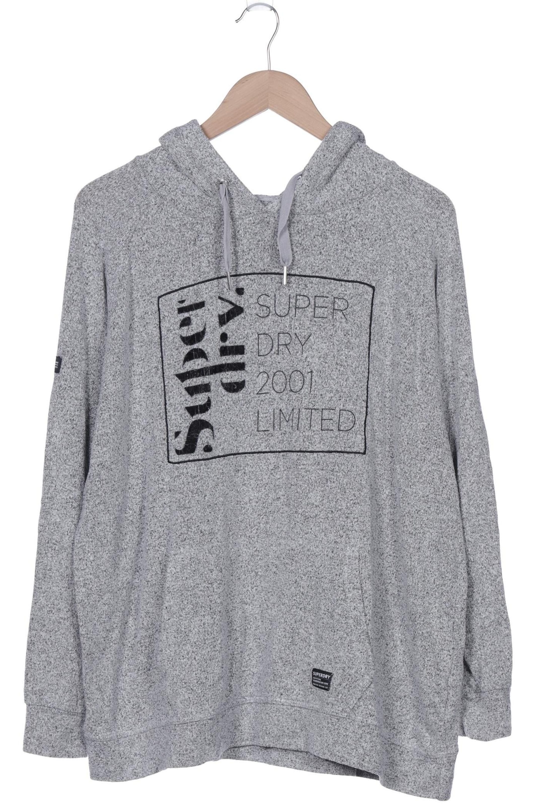 Superdry Kapuzenpullover XXL in Grau: Vorderseite